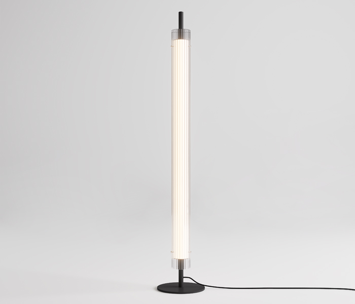 Glass floor lamp Insolit