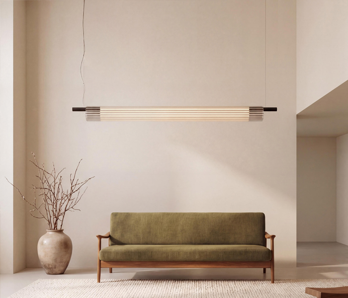 Lampara colgante de cristal Insolit made in Barcelona