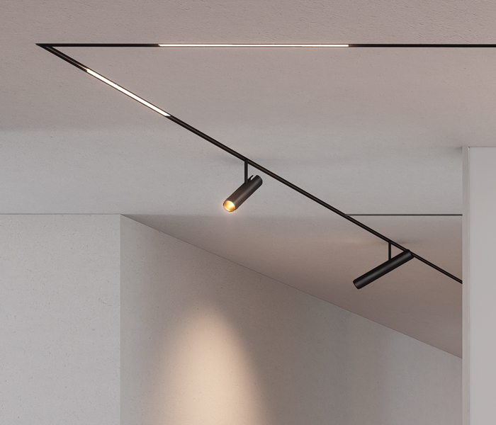 48v track system spotlight Insolit