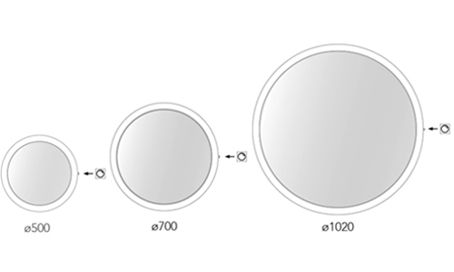 circular design wall light