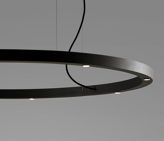 circular lamp, minimalism, product design for architectural lighting, interior design, interiorismo