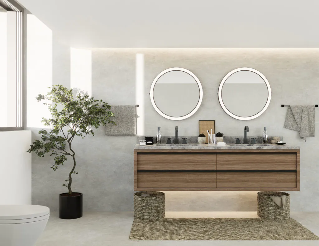 circular design wall light