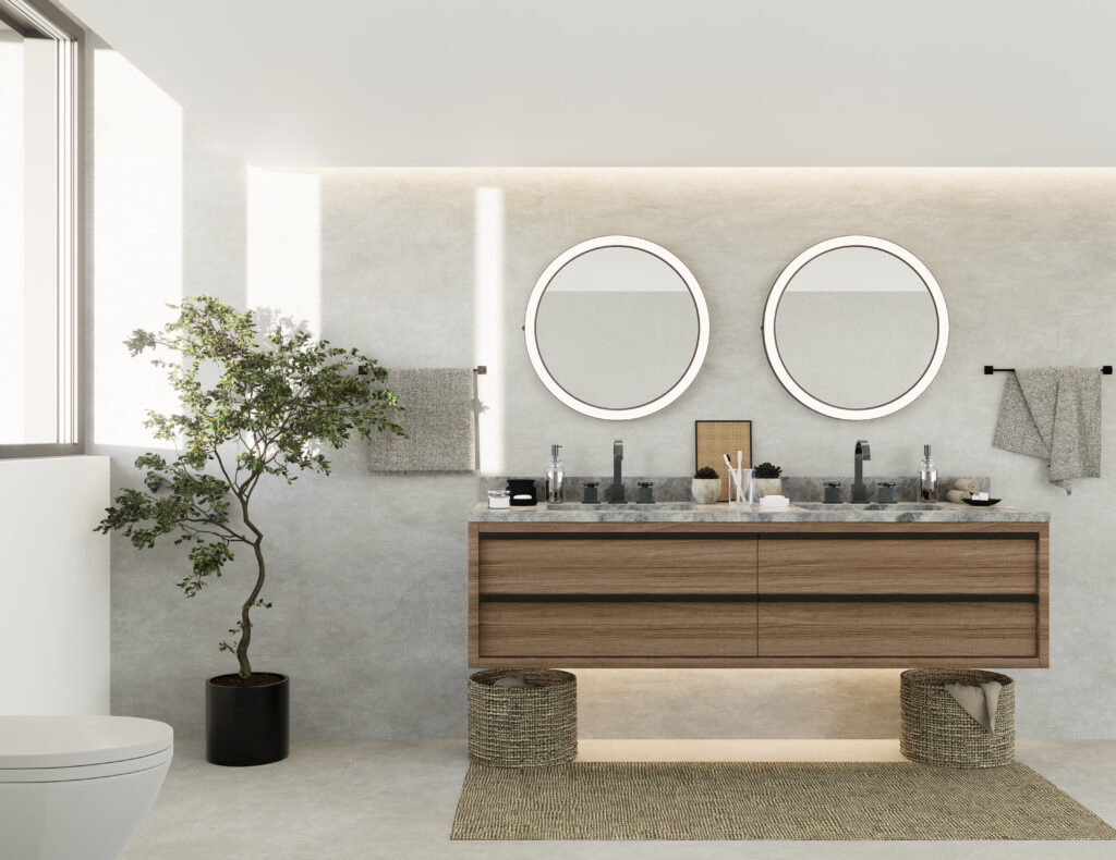 Aplique de baño circular TR Moon con espejo y luz perimetral regulable con dimmer integrado. Lámpara de diseño contemporáneo para baños, con protección IP44 y clase II, ideal para proyectos de iluminación a medida, iluminación personalizada, iluminación de baño de diseño, iluminación de calidad y soluciones custom para interiorismo, arquitectura y lighting design. Aplique LED regulable y empotrable, iluminación decorativa y funcional para baños modernos, lámpara de diseñador exclusiva para arquitectos, interioristas y especialistas en lighting design. Producto personalizable y regulable de alta gama – Insolit BCN Lighting TR Moon circular bathroom wall lamp with integrated mirror and dimmable perimeter LED light. Contemporary designer lamp for bathrooms with IP44 and Class II protection, ideal for bespoke lighting projects, custom lighting solutions, designer bathroom lighting, quality lighting, and personalized lighting for interior design, architecture, and lighting design. Dimmable and recessed LED wall lamp providing decorative and functional lighting for modern bathrooms. Exclusive designer lamp for architects, interior designers, and lighting professionals. Fully customizable and high-end product – Insolit BCN Lighting