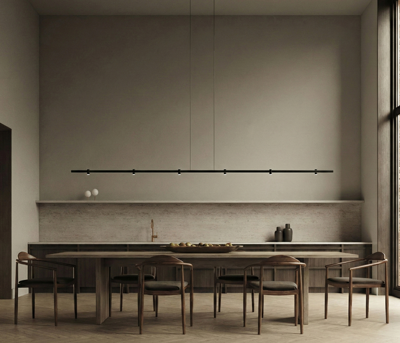 Lineal pendant lamp Insolit QART Studio