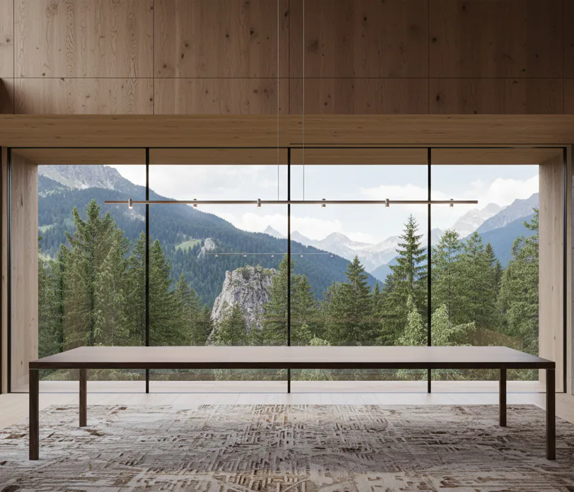 Lampara de diseño lineal Insolit QART Studio