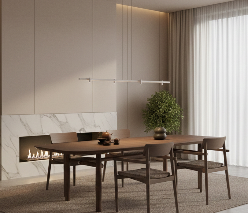 Lampara de diseño lineal Insolit QART Studio