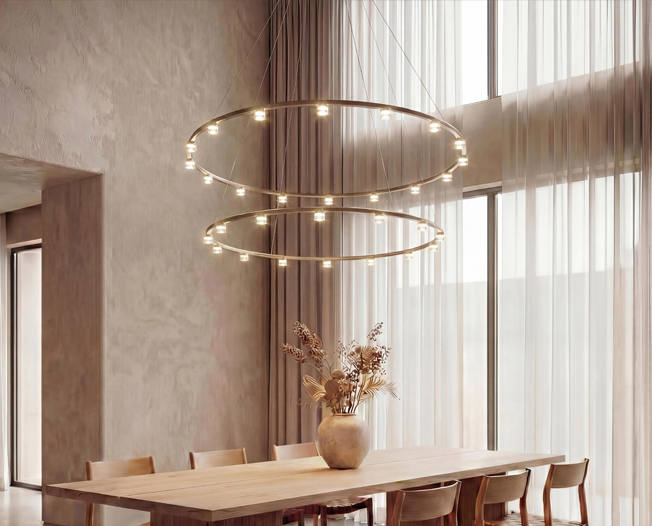 Lampara tulipas cristal moderna Insolit