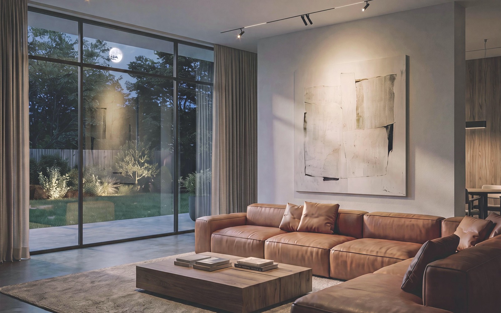 Stick Track in an architectural interior