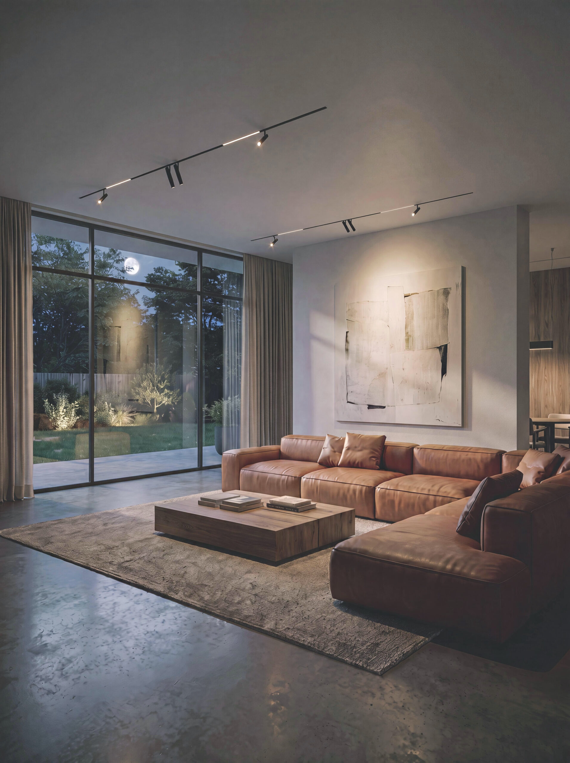 Stick Track architectural lighting in an interior